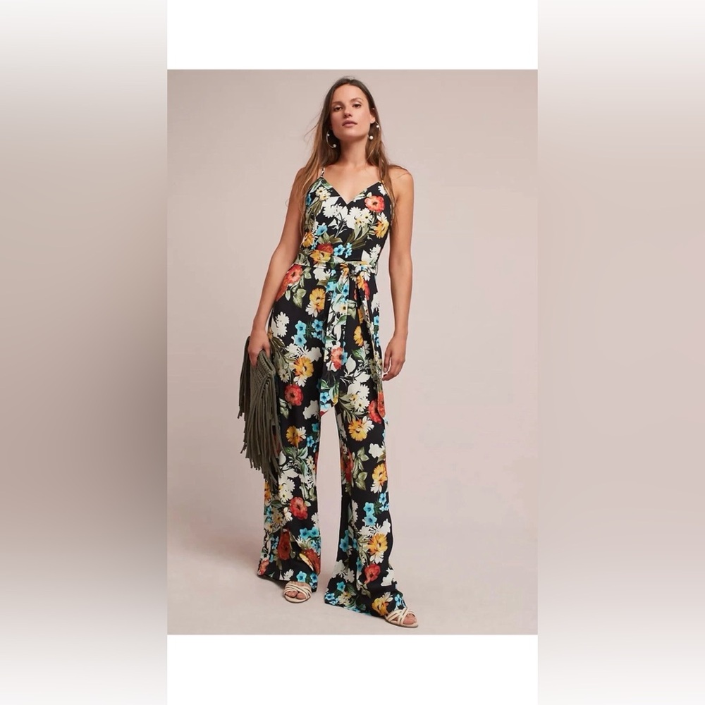 Yumi Kim First Class Floral "Morning Glory" Jumpsuit Sz M